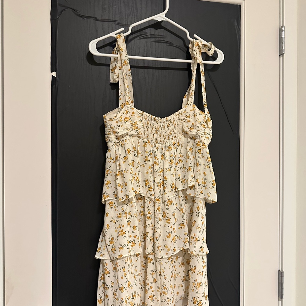 Reformation like new floral mini dress